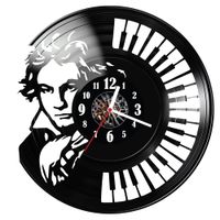 Zegar ścienny z płyty winylowej Beethoven 32.14