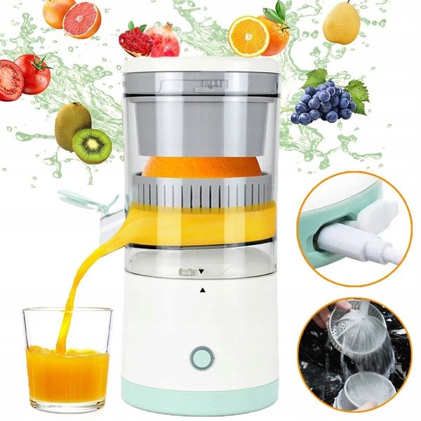 ELEKTRYCZNA WYCISKARKA DO OWOCÓW, PRZENOŚNY SOKOWIRÓWKA DO POMARAŃCZY USB zdjęcie 1