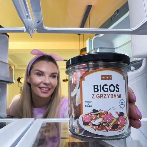 SOXO skarpety męskie bigos w słoiku śmieszny prezent na święta 40-45 na Arena.pl