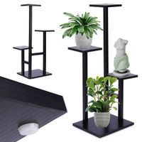 Kwietnik Metalowy 4-poziomowy Piętrowy Stojak na Doniczki Rośliny Kwiatki