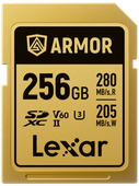 Karta pamięci Lexar SDXC ARMOR Gold UHS-II U3, R280/W210 (V60) 256GB