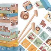 UKŁADANKA DREWNIANA GRA ZRĘCZNOŚCIOWA MONTESSORI TOOKY TOY