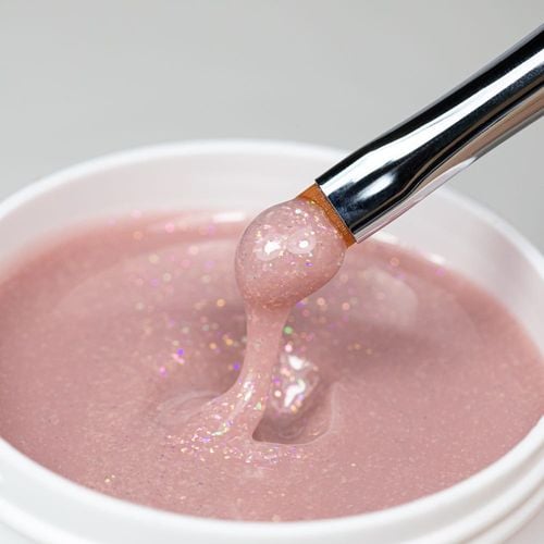 Żel budujący gęsty AlleLac Max Smart Builder Gel Control Glitter Nude 45g na Arena.pl