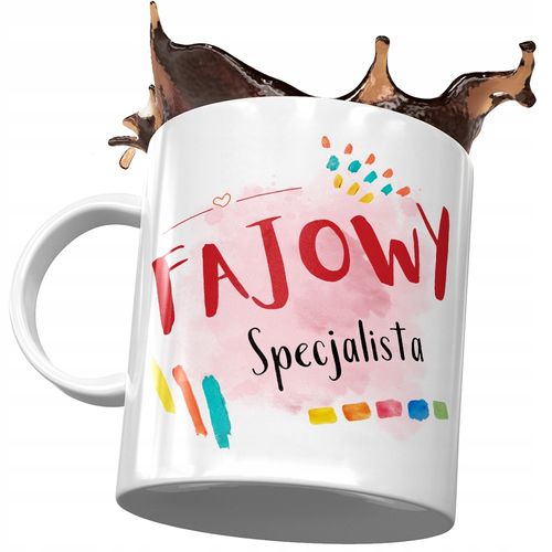 Kubek Dla Specjalisty Fajowy Specjalista Prezent Z Nadrukiem Ze Zdjęciem na Arena.pl