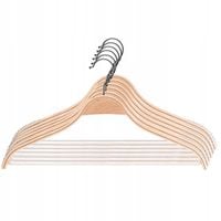 WIESZAKI LAMINOWANE DREWNIANE NA UBRANIA 6X PAKIET