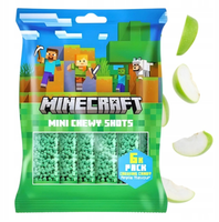 MINECRAFT Mini Chewy Shots Apple 6x Pack – Cukierki Do Żucia Jabłkowe