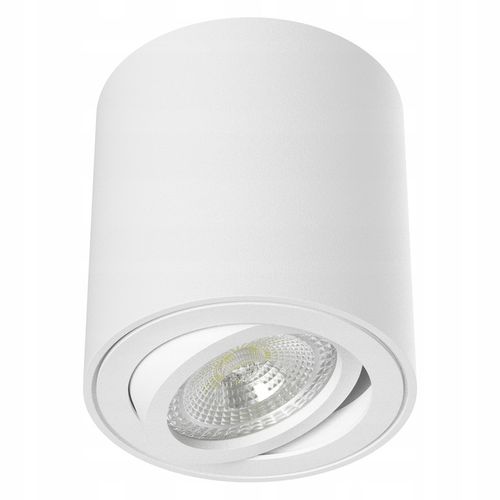 Oprawa halogenowa natynkowa GU10 Biały spot kinkiet sufitowa prosta walec na Arena.pl