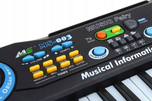 Keyboard Organy Pianino z Mikrofonem dla Dzieci Instrumenty Muzyczne na Arena.pl