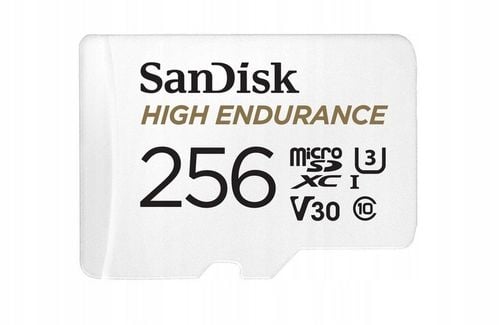 Karta micro SD 256GB SANDISK High Endurance microSDXC 256GB V30 na Arena.pl