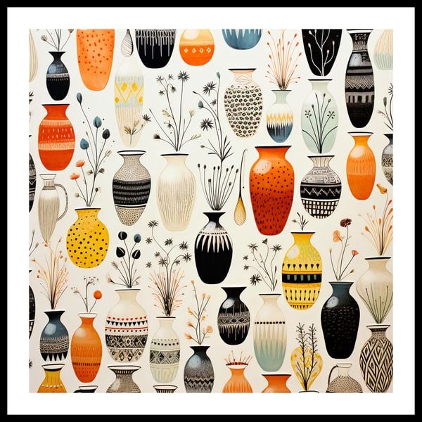 Plakat 50x50cm Symfonia Wazonów zdjęcie 3