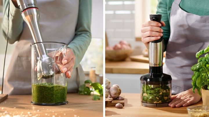 Blender ręczny Bosch MSM6M820 Mocny 1200W Rozdrabniacz Kubek QuattroBlade zdjęcie 13