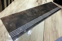 Płytki na schody 120x30 ANTYPOŚLIZGOWE do wewnątrz i na zewnątrz BRĄZ