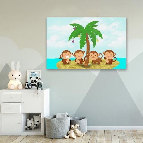Deco Panel, Cztery małpki 40x30 na Arena.pl