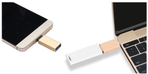 Adapter OTG USB-C typ C USB 3.0 pendrive myszka na Arena.pl