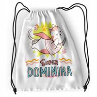 Plecak Sportowy Szkolny Dla Dominiki Córki Dziecka Z Nadrukiem Ze Zdjęciem