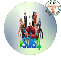 Opłatek na tort Sims