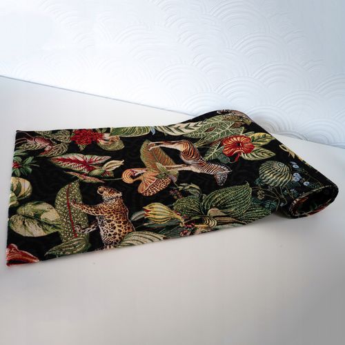 Bieżnik dekoracyjny 220cm czarny zielony czerwony na stół dekoracyjny 2,2m na Arena.pl