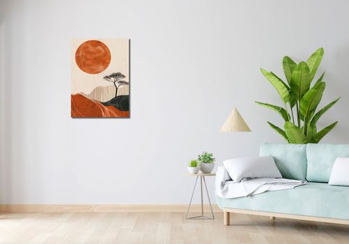 Obraz 50x70cm Afrykański Zachód Słońca na Arena.pl
