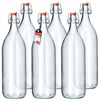 BUTELKA SZKLANA 2L NA NALEWKĘ SOK WINO KOREK 6szt