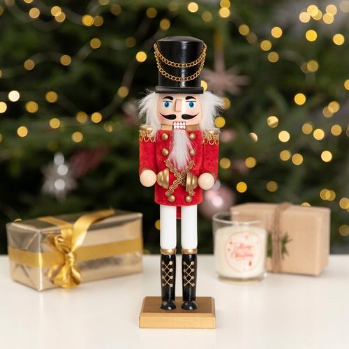 Figurka dekoracja świąteczna NUTCRACKER dziadek do orzechów 30 cm HOMLA na Arena.pl