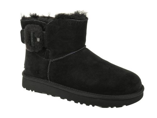 Buty UGG Mini Bailey  Fluff Buckle 1104182-BLK - 40 na Arena.pl