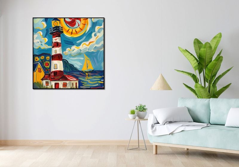 Plakat 100x100cm Żywa Przystań zdjęcie 4