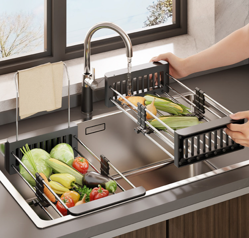 Ociekacz koszyk teleskopowy na zlew do owoców warzyw na Arena.pl