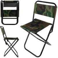 KRZESEŁKO WĘDKARSKIE ROZKŁADANE Z OPARCIEM TABORET