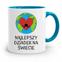 Kubek Błękitny Dzień Dziadka Najlepszy Dziadek Z Nadrukiem Ze Zdjęciem