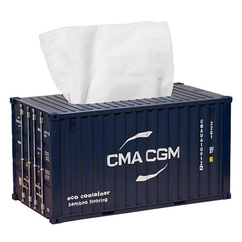 Pudełko na serwetki kontener RESTEQ CMA CGM, model do dekoracji na Arena.pl