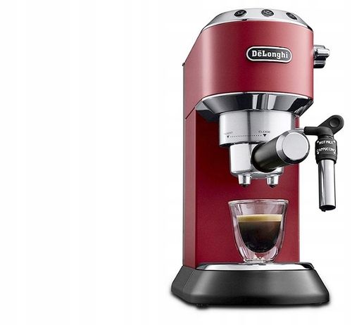 Ciśnieniowy Ekspres kolbowy do kawy spieniacz SLIM DeLonghi EC685.R (NK) na Arena.pl