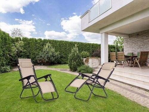 LEŻAK FOTEL OGRODOWY PLAŻOWY SKŁADANY REGULOWANY ZERO GRAVITY WODOODPORNY na Arena.pl