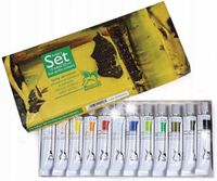 Zestaw 12 FARB AKRYLOWYCH w tubkach komplet artystyczne Renesans 12 x 20ml