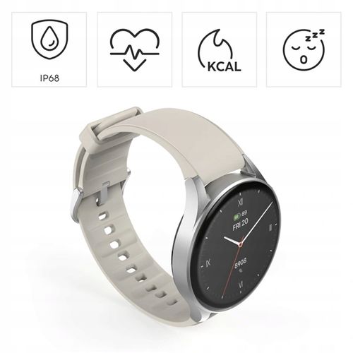Smartwatch HAMA 8900 GPS AMOLED Srebrny na Arena.pl