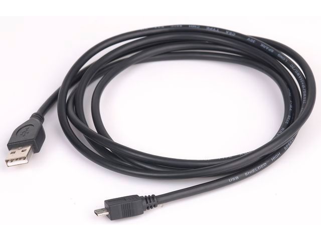 Standardowy kabel micro USB typ B 2.0 długość 1,8m zdjęcie 2