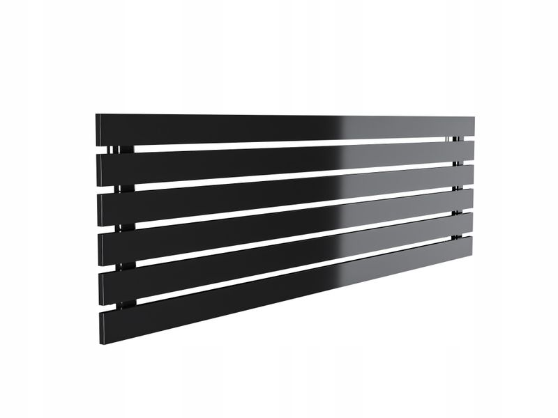 Grzejnik pokojowy poziomy BELLOSLIM 45x180 czarnyP zdjęcie 1