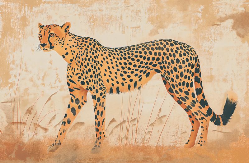 Plakat 91,5x60cm Gepard w Ruchu zdjęcie 1