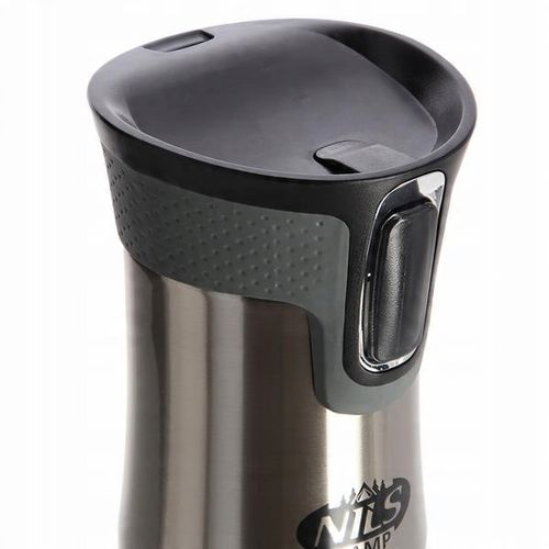 Turystyczny KUBEK TERMICZNY na wyjazdy 420ml silve na Arena.pl