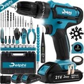 WIERTARKO WKRĘTARKA AKUMULATOROWA 2xAKU UDAROWA MOCNA 21V WKRĘTAK