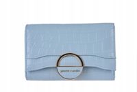 Pierre Cardin elegancki portfel damski skóra ekologiczna niebieski WX35-704