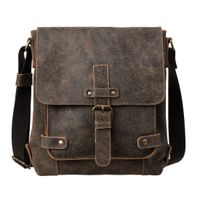 Męska torba na ramię Canaletto – postarzana skóra i wykończenia w starym złocie TM253s235