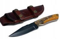 NÓŻ MYŚLIWSKI custom BUSHCRAFT SURVIVAL STAL ETUI