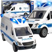 POLICJA RADIOWÓZ WÓZ POLICYJNY ŚWIATŁA KOGUTY Samochód Policji Bus Van