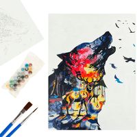 OBRAZ DO MALOWANIA PO NUMERACH BEZ RAMY 30x40