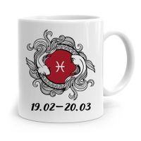 Znaki Zodiaku Zodiakara Kubek Horoskop Ryby Z Nadrukiem Ze Zdjęciem