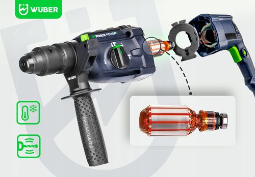 Młotowiertarka Wuber SDS Plus 2500 W na Arena.pl