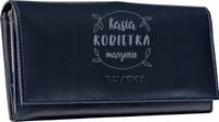 Portfel damski skórzany z GRAWEREM personalizowany prezent dla dziewczyny