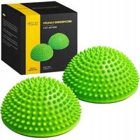 PÓŁKULE SENSORYCZNE z kolcami 4FIZJO zielone