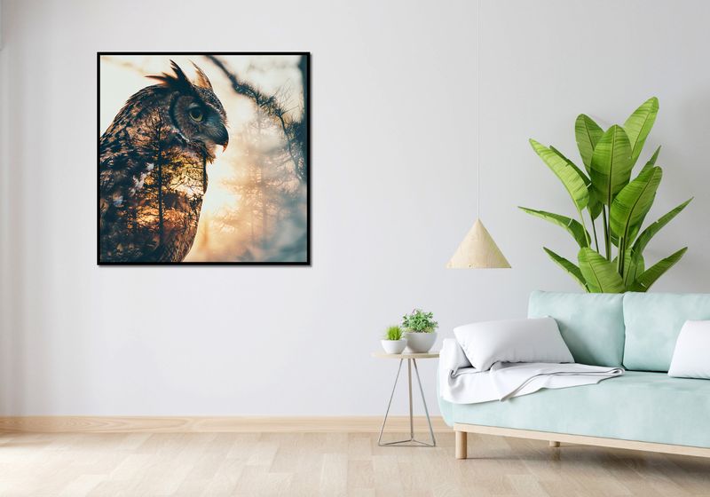 Plakat 100x100cm Sowi Duch zdjęcie 4