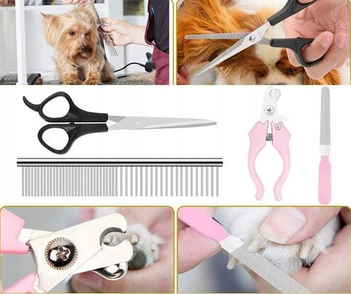 Bezprzewodowa MASZYNKA DO STRZYŻENIA PSÓW PSA ZWIERZĄT kota ZESTAW na Arena.pl